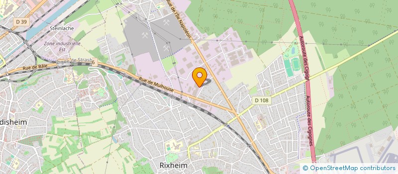 localisation de l'entreprise EMAK FRANCE à RIXHEIM