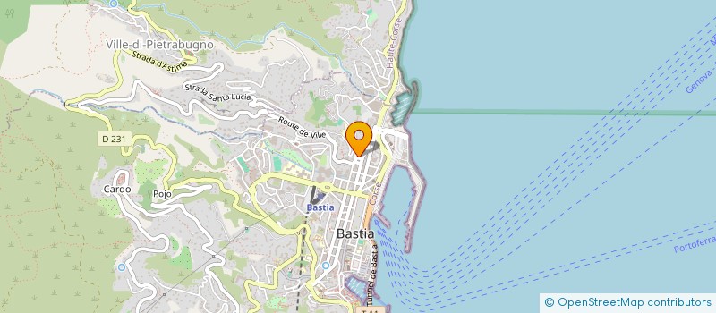 localisation de l'entreprise EMAL à BASTIA