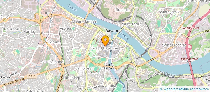 localisation de l'entreprise EMALAGA  BAYONNE