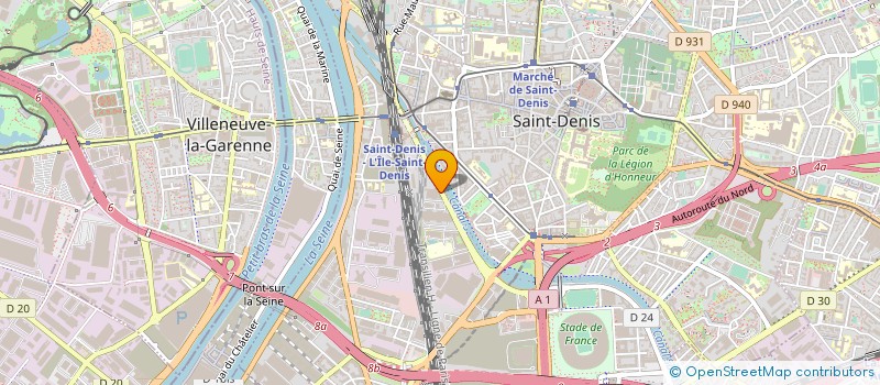 localisation de l'entreprise EMALEC IDF à SAINT-DENIS