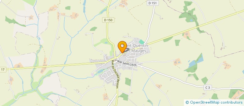 localisation de l'entreprise EMALENE INVEST à MONTREVAULT-SUR-EVRE