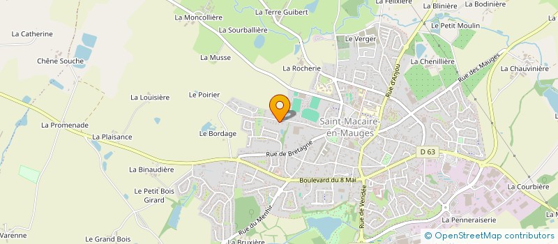 localisation de l'entreprise EMALEX  SEVREMOINE