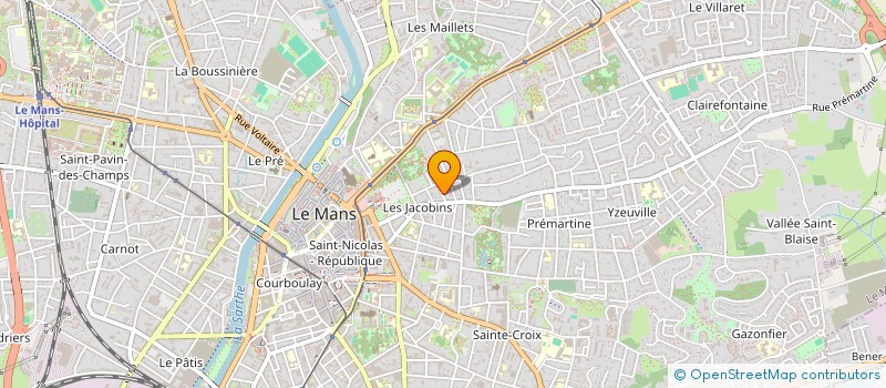 localisation de l'entreprise EMALI  LE MANS