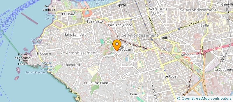 localisation de l'entreprise EMALIE à MARSEILLE