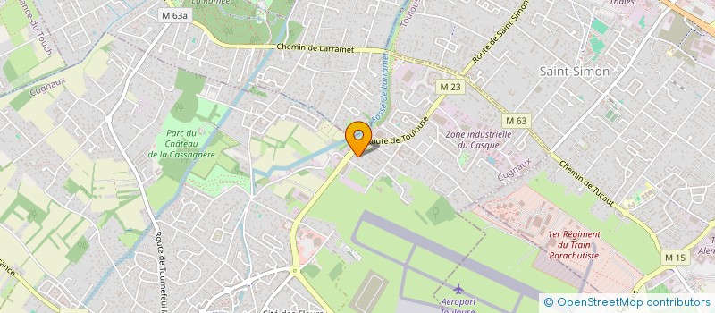 localisation de l'entreprise EMALOUISE OPTIQUE à CUGNAUX