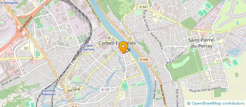 localisation de l'entreprise EMALYN à CORBEIL-ESSONNES