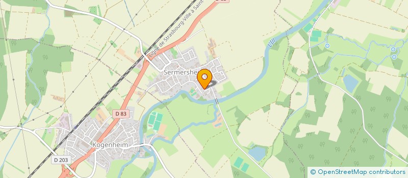 localisation de l'entreprise EMALYNE  SERMERSHEIM