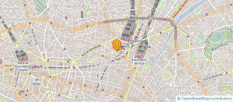 localisation de l'entreprise EMAMI TEA à PARIS