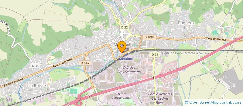 localisation de l'entreprise EMAMONTLUEL à MONTLUEL