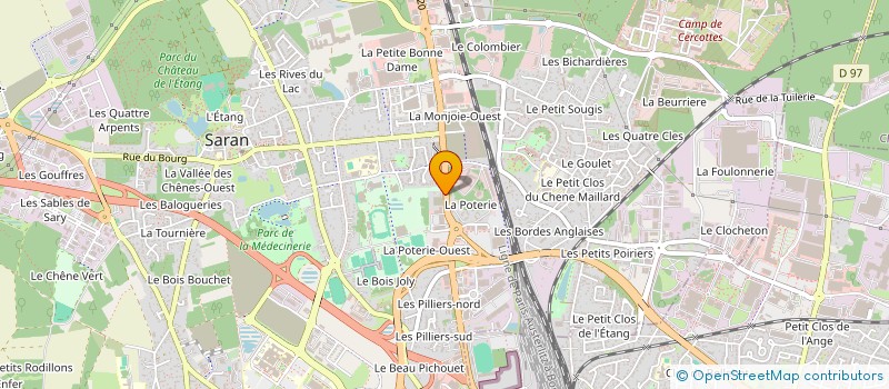 localisation de l'entreprise EMAN'EXPERT à SARAN