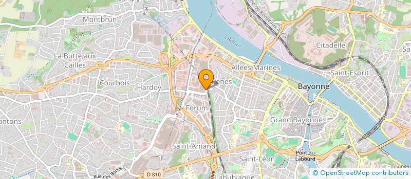 localisation de l'entreprise EMAN GROUPE CLIM à BAYONNE