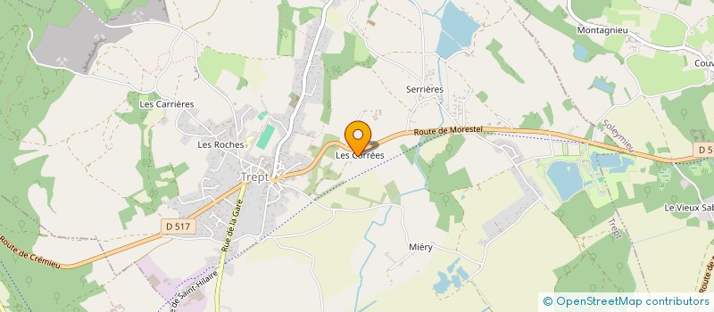 localisation de l'entreprise EMANANCE ARTS ET MOUVEMENT  TREPT