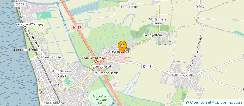 localisation de l'entreprise EMANANTES  SAINT-VIVIEN