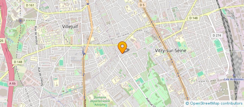 localisation de l'entreprise EMANATION à VITRY-SUR-SEINE