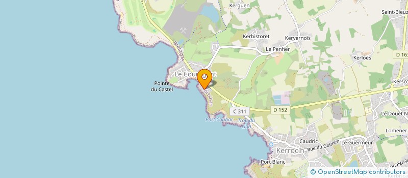 localisation de l'entreprise EMANENCE à PLOEMEUR