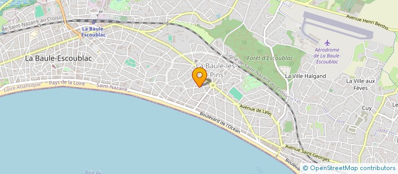 localisation de l'entreprise EMANER à LA BAULE-ESCOUBLAC