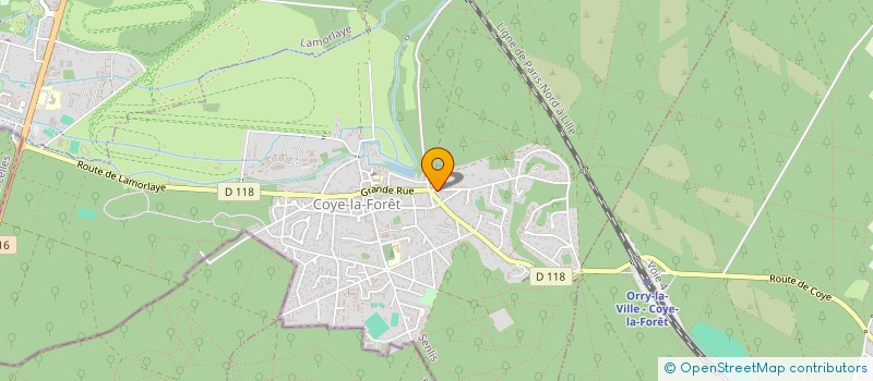 localisation de l'entreprise EMANESCENCE  COYE-LA-FORET