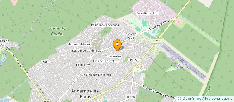 localisation de l'entreprise EMANI  ANDERNOS-LES-BAINS