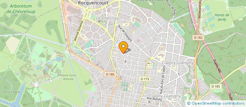 localisation de l'entreprise EMANIS  LE CHESNAY-ROCQUENCOURT