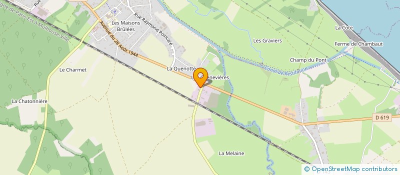 localisation de l'entreprise EMANNOSA à LUSIGNY-SUR-BARSE