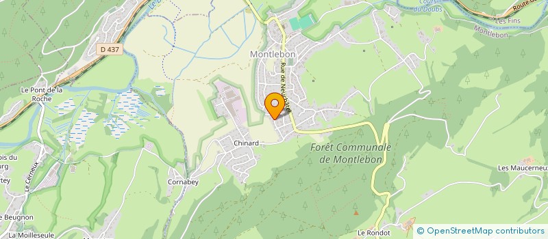 localisation de l'entreprise EMANO  MONTLEBON