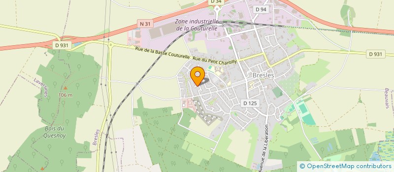 localisation de l'entreprise EMANOL à BRESLES