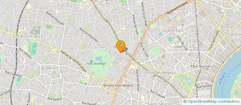 localisation de l'entreprise EMANON  LE BOUSCAT