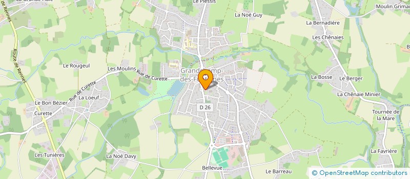 localisation de l'entreprise EMANORA à GRANDCHAMP-DES-FONTAINES