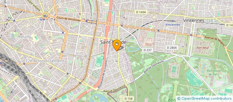 localisation de l'entreprise EMANTIS à SAINT-MANDE