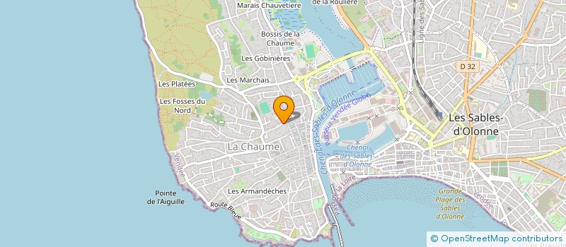 localisation de l'entreprise EMANVAPA à LES SABLES D'OLONNE