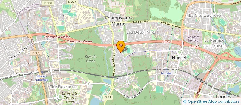 localisation de l'entreprise EMAR  CHAMPS-SUR-MARNE