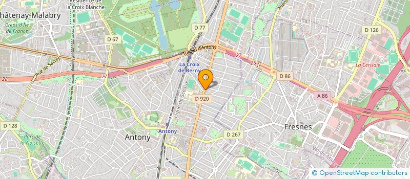 localisation de l'entreprise EMARA à ANTONY