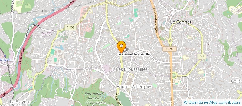 localisation de l'entreprise EMARIE à LE CANNET