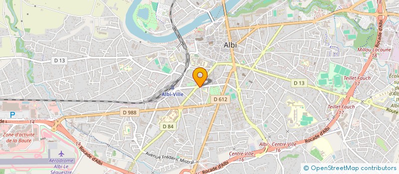 localisation de l'entreprise EMARO à ALBI