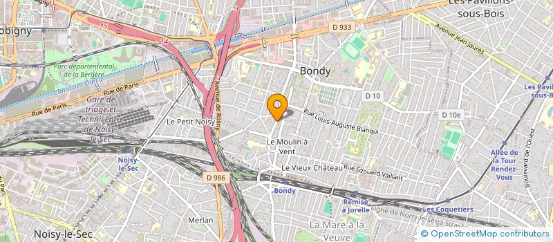 localisation de l'entreprise EMARONE  BONDY