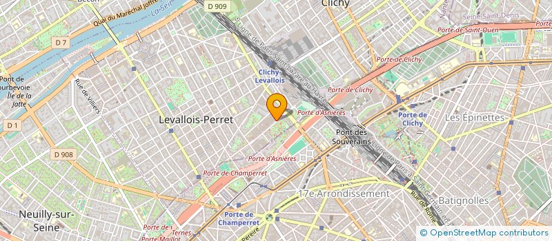 localisation de l'entreprise EMARSYS à LEVALLOIS-PERRET