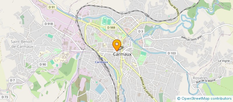 localisation de l'entreprise EMART  CARMAUX