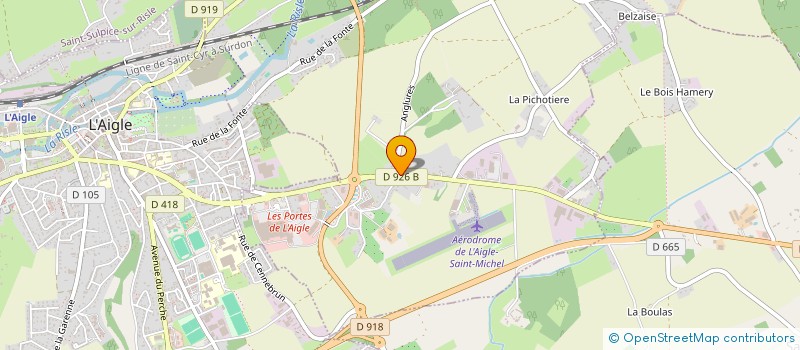 localisation de l'entreprise EMAS à SAINT-SULPICE-SUR-RISLE