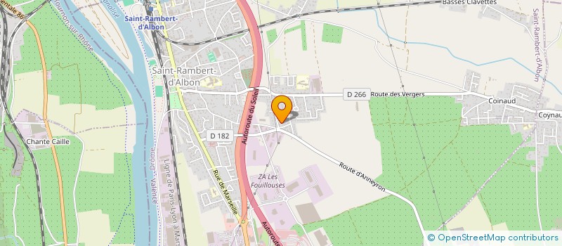 localisation de l'entreprise EMAS  SAINT RAMBERT D'ALBON