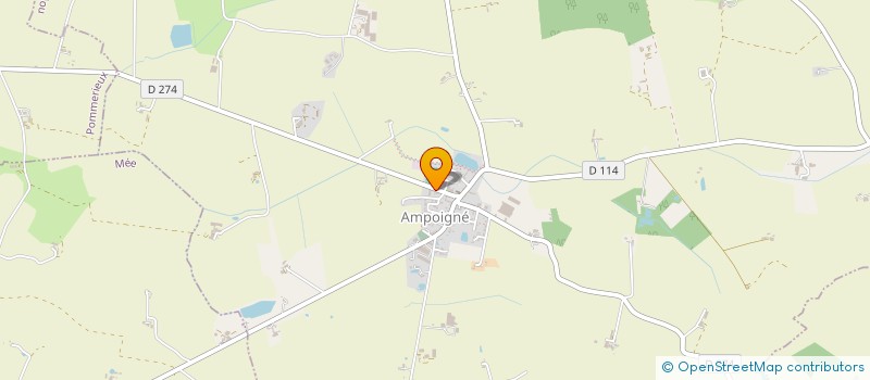 localisation de l'entreprise EMAS  PREE-D'ANJOU