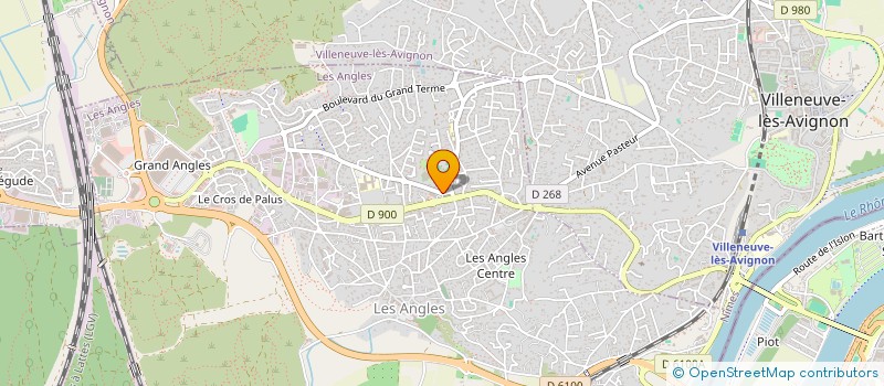 localisation de l'entreprise EMAS à LES ANGLES