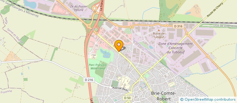 localisation de l'entreprise EMAS CONSTRUCTION à BRIE-COMTE-ROBERT