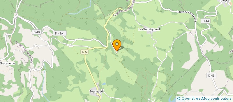 localisation de l'entreprise EMAS FINANCES à CHATELUS-LE-MARCHEIX