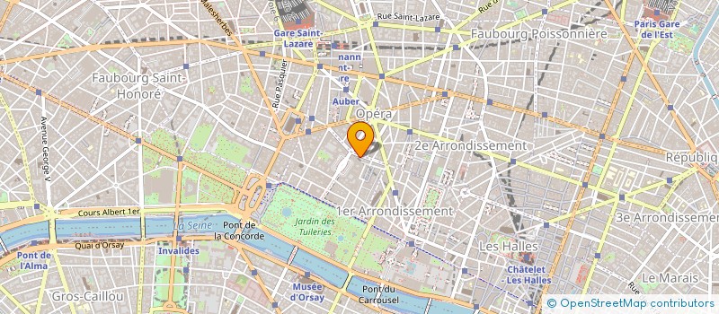 localisation de l'entreprise EMASUR à PARIS