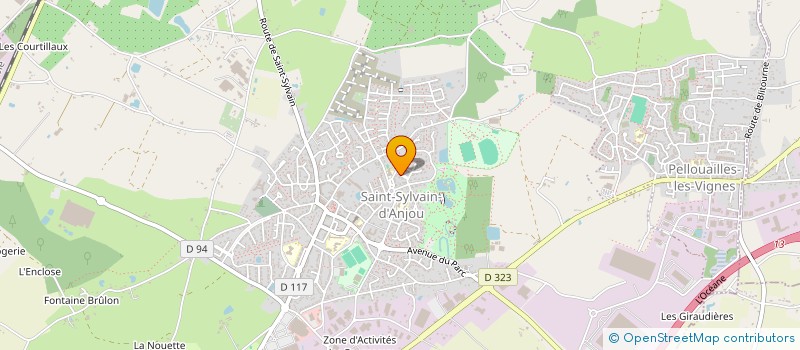 localisation de l'entreprise EMASYBA  VERRIERES-EN-ANJOU