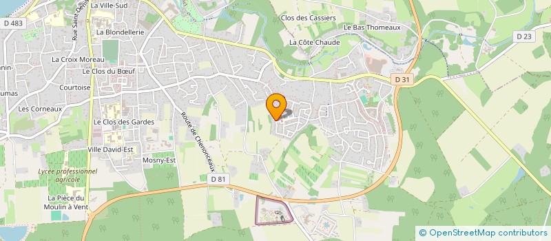 localisation de l'entreprise EMAT IMMO  REIGNAC-SUR-INDRE