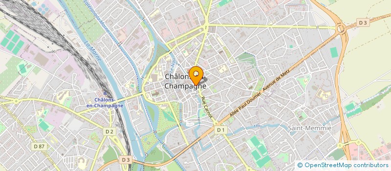 localisation de l'entreprise EMATAN à CHALONS-EN-CHAMPAGNE