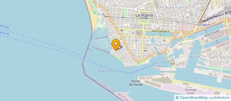 localisation de l'entreprise EMATCOM  LE HAVRE