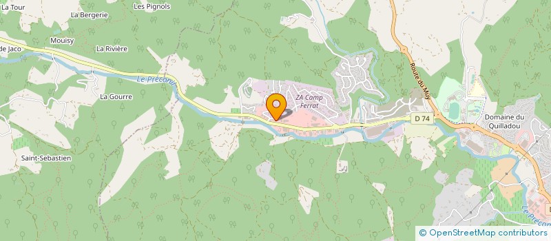 localisation de l'entreprise EMATE à SAINTE-MAXIME