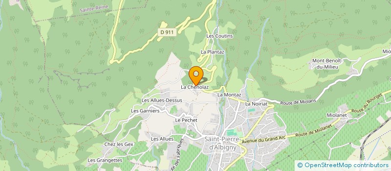 localisation de l'entreprise EMATEO  SAINT-PIERRE-D'ALBIGNY